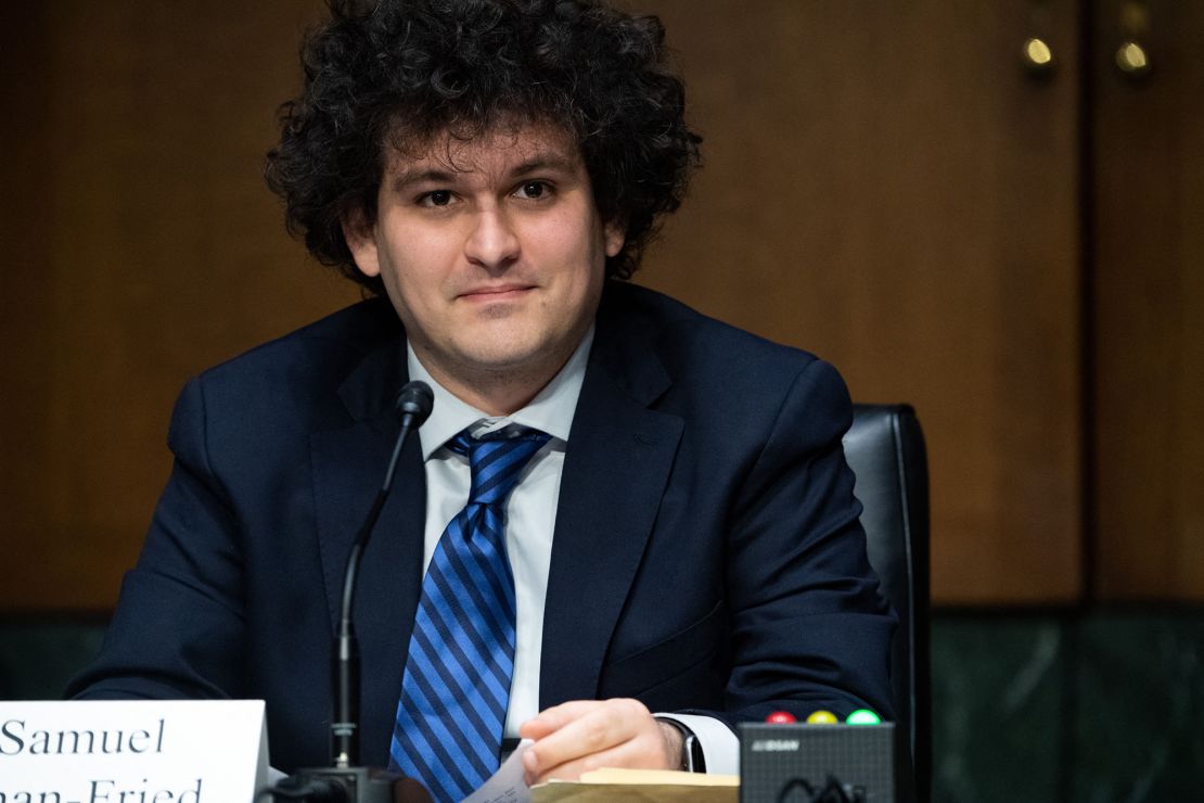 Samuel Bankman-Fried, founder and CEO of FTX, testifies during a Senate Committee on Agriculture, Nutrition and Forestry hearing about